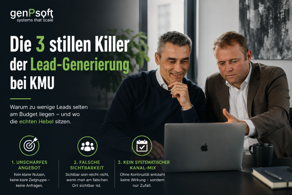 Die 3 stillen Killer der Lead-Generierung