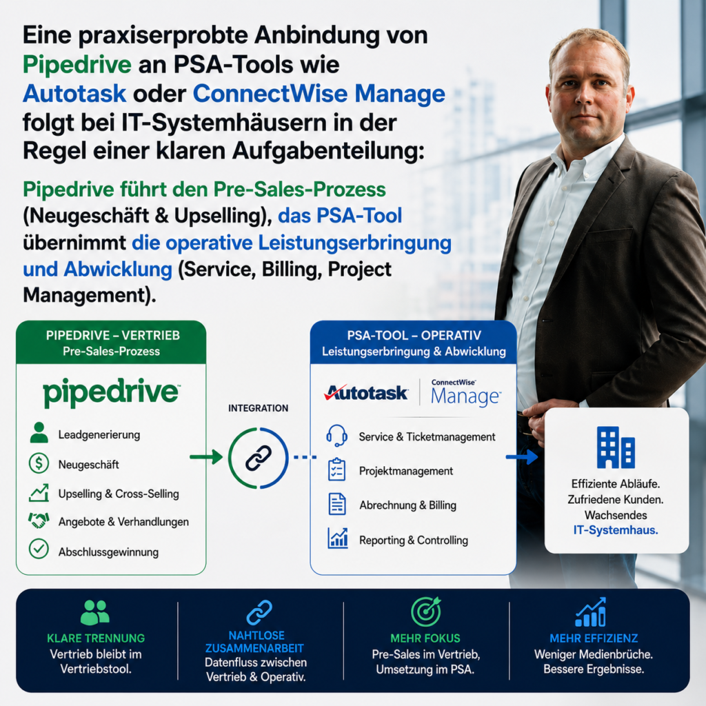 Stammdaten-Synchronisation PSA-Tool - Vertrieb bleibt im Vertriebstool