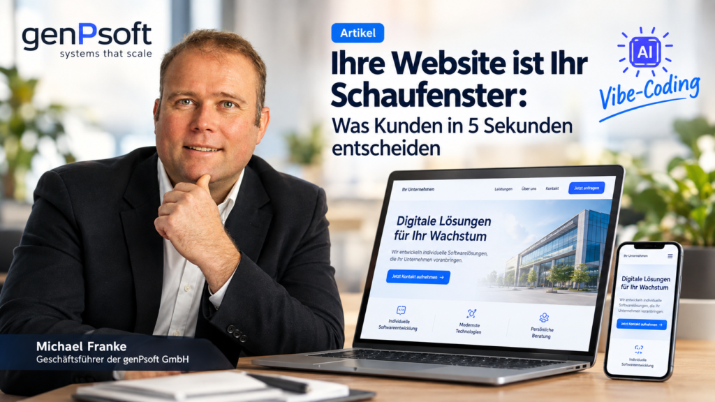Ihre Website ist Ihr Schaufenster: Was Kunden in 5 Sekunden entscheiden