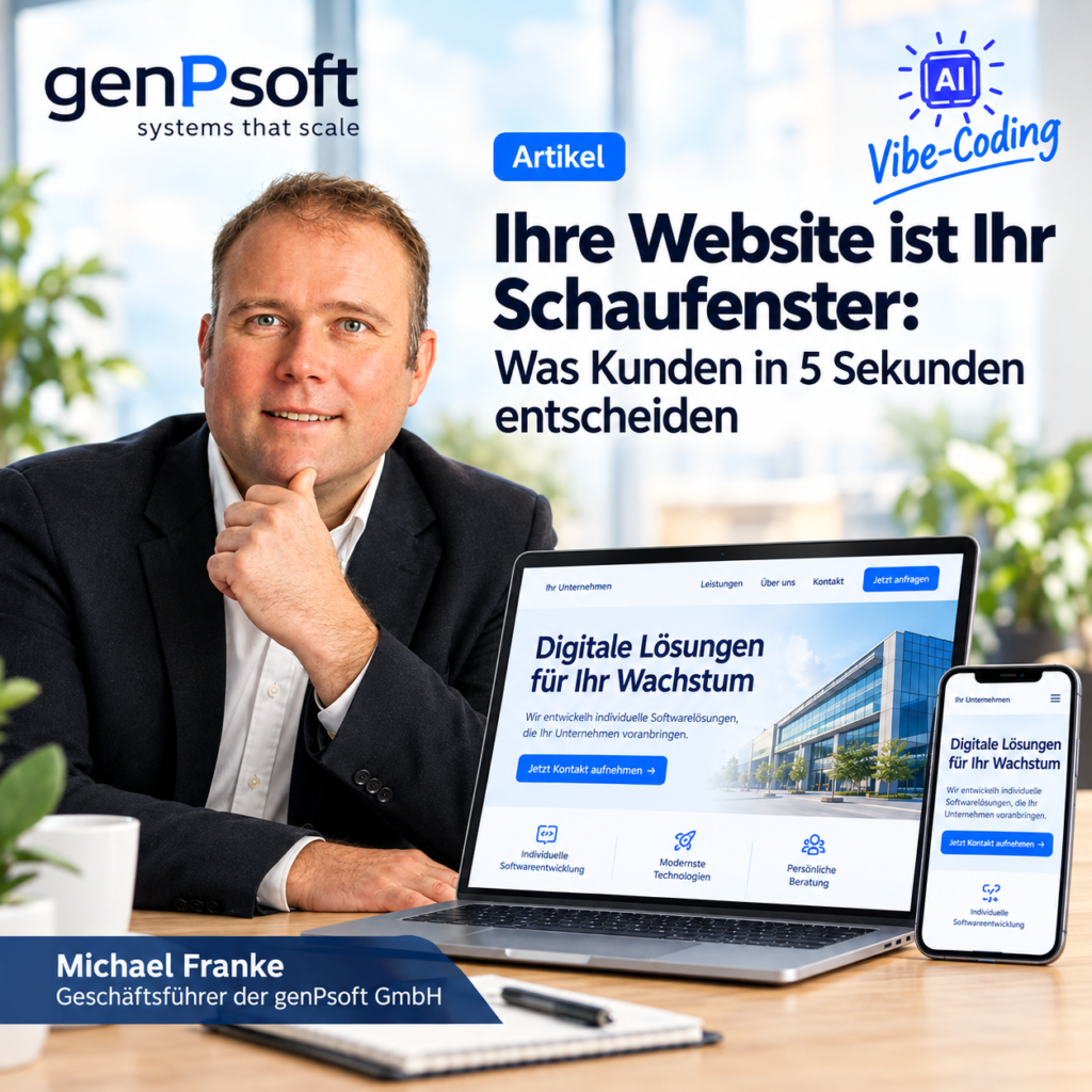 Ihre Website ist Ihr Schaufenster: Was Kunden in 5 Sekunden entscheiden