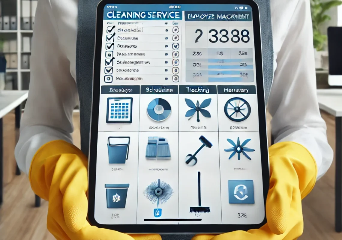 Eine maßgeschneiderte Softwarelösung für ambulante Reinigungsdienstleister sollte eine vollständige Digitalisierung des Betriebs ermöglichen, Arbeitsprozesse automatisieren und eine höhere Kundenzufriedenheit durch Transparenz & Effizienz bieten.