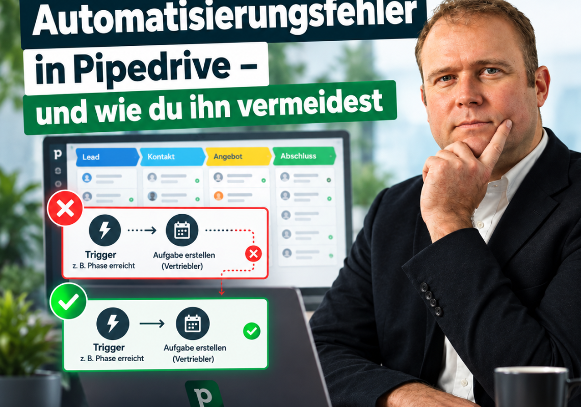Der größte Automatisierungsfehler in Pipedrive