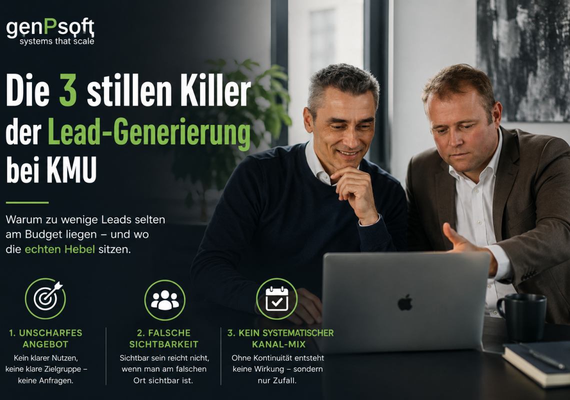 Die 3 stillen Killer der Lead-Generierung