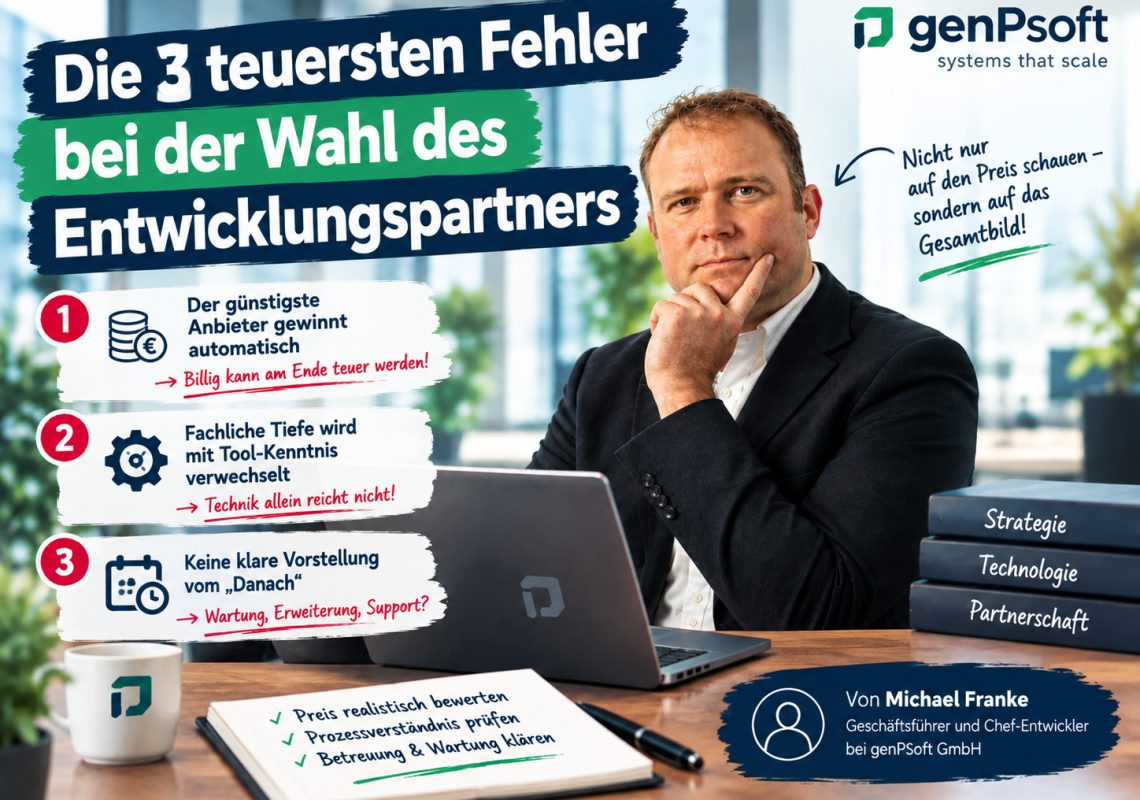 Die 3 teuersten Fehler bei Entwicklungspartnern